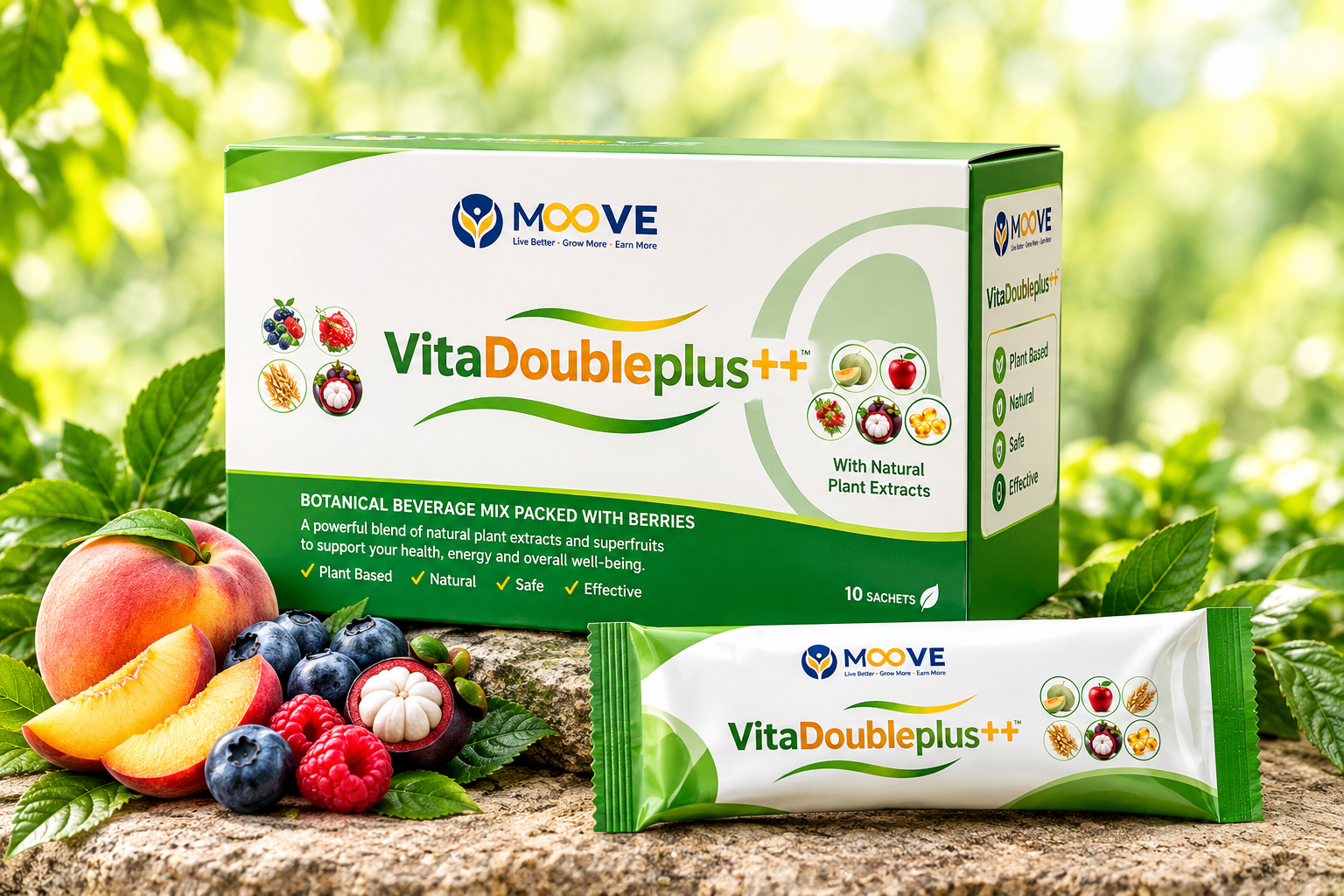 VitaDoubleplus++ box and sachet